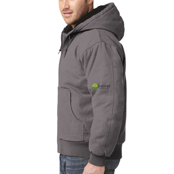 CornerStone Washed Duck Cloth Insulated Hooded Work Jacket - Embroidered Logo Thumbnail