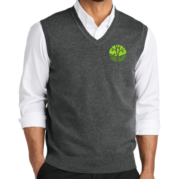 Port Authority Easy Care Sweater Vest - Embroidered Logo Thumbnail