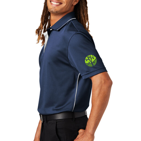 Sport Tek Dri Mesh Polo with Tipped Collar and Piping - Embroidered Logo Thumbnail