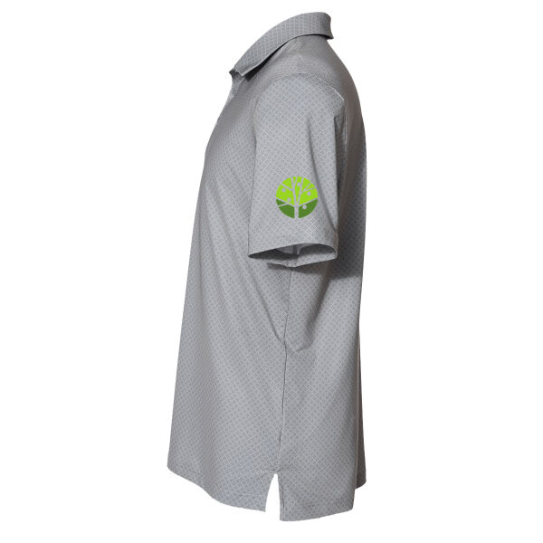 Adidas Diamond Dot Print Polo - Embroidered Logo Thumbnail