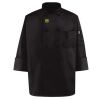 Black Knot Button Chef Coat Thumbnail