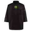 Black Knot Button Chef Coat Thumbnail